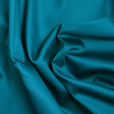 Petroleum blue cotton poplin