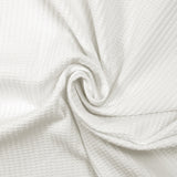 Jersey 100% coton nid d'abeille blanc