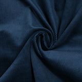 Velours côtelé coton 1,5 mm bleu foncé
