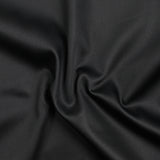 Black satin cotton poplin