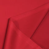 Popeline de coton satinée rouge