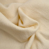 100% Fine ecru boiled wool