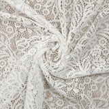 Dentelle polyester Paula blanc cassé