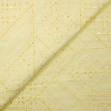 Broderie anglaise Amalia jaune beurre