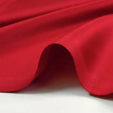 Popeline de coton satinée rouge