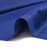 Royal blue satin cotton poplin