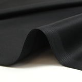 Black satin cotton poplin