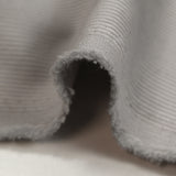 Cotton corduroy 1.5 mm silver gray