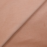 Velours côtelé coton 3 mm vieux rose