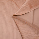 Velours côtelé coton 3 mm vieux rose