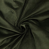 Velours côtelé coton 3 mm vert militaire