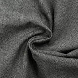 Medium gray heather wool blend