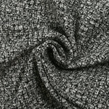 Maille jacquard laine mélangée évasion noir et blanc