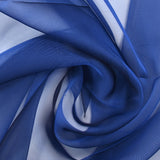 100% silk muslin plain dark blue changing to black
