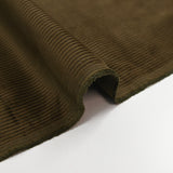 Velours côtelé coton 3 mm kaki