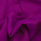 100% plain silk muslin orchid