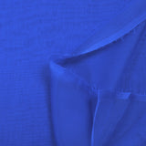 100% silk muslin plain ultramarine blue