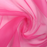 100% plain pink silk muslin
