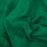 100% plain green silk muslin