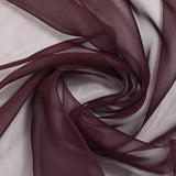 100% plain wine-colored silk muslin
