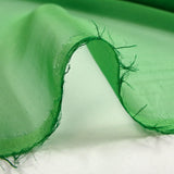 100% silk muslin plain mint green changing green
