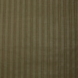 Cotton linen striped gold Lurex khaki background