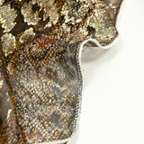 Seda devorada lanzada leopardo dorado