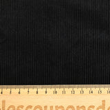 Jersey de velours côtelé doux noir