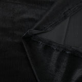 Jersey de velours côtelé doux noir
