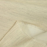 Laine et coton doupionné beige