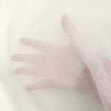 Voile de polyester blanc cassé