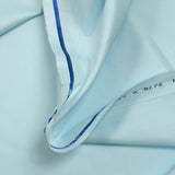 Pastel blue polyester tailoring fabric