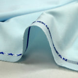 Pastel blue polyester tailoring fabric
