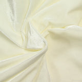 Jersey corto de terciopelo brillante blanco roto