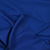 Crêpe sergé de polyester lourd bleu roi