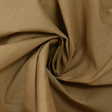 Coton raide uni café au lait
