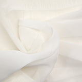 Mousseline cupro blanc cassé