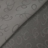 Polyester satin jacquard Carolina gray