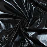 Polyester fin noir brillant
