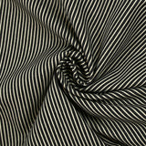 Jean's coton Pierre rayé noir et écru