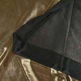 Polyester fin impression dorée