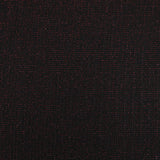 Punto canalé con raya de lúrex roja y fondo negro