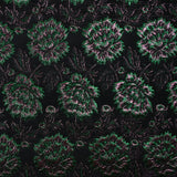 Peonies verdes y peonías rosadas Fondo negro