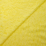 Dentelle polyester Juliette jaune poussin