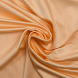 Maille de viscose satinée pêche blanche