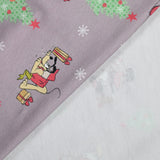 Jersey de felpa francesa Mickey celebra la Navidad por metros