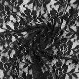 Dentelle polyester Élodie noir