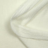 Maille crépon fine blanc cassé