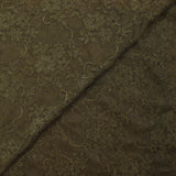 Dentelle polyester Noémie kaki