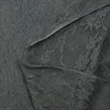Dentelle polyester Noémie gris foncé
